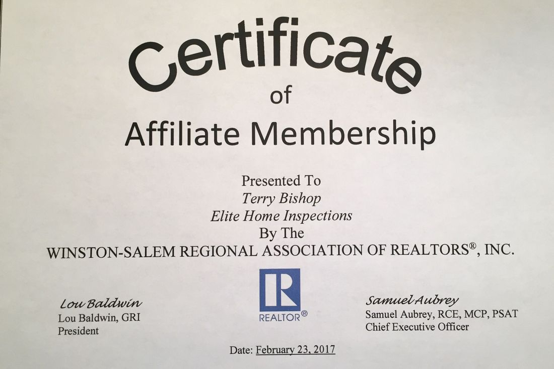 Realtor Certificate of Affiliate Membership